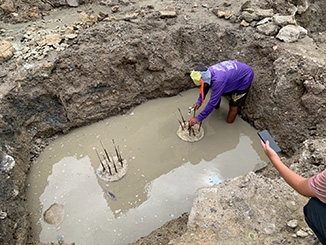 Seismic Test ทดสอบเสาเข็ม สมุทรปราการ