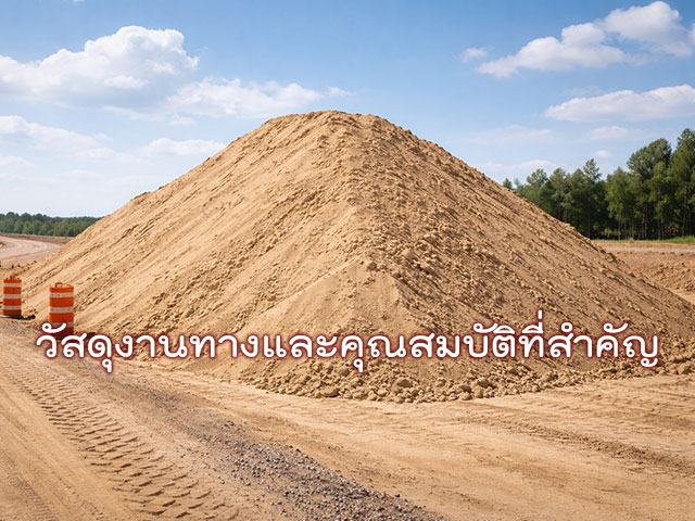 วัสดุงานทางและคุณสมบัติที่สำคัญ