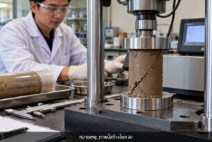 Unconfined Compression Test คืออะไร? อ่านค่า qu และ su ของดินเหนียวอย่างไร